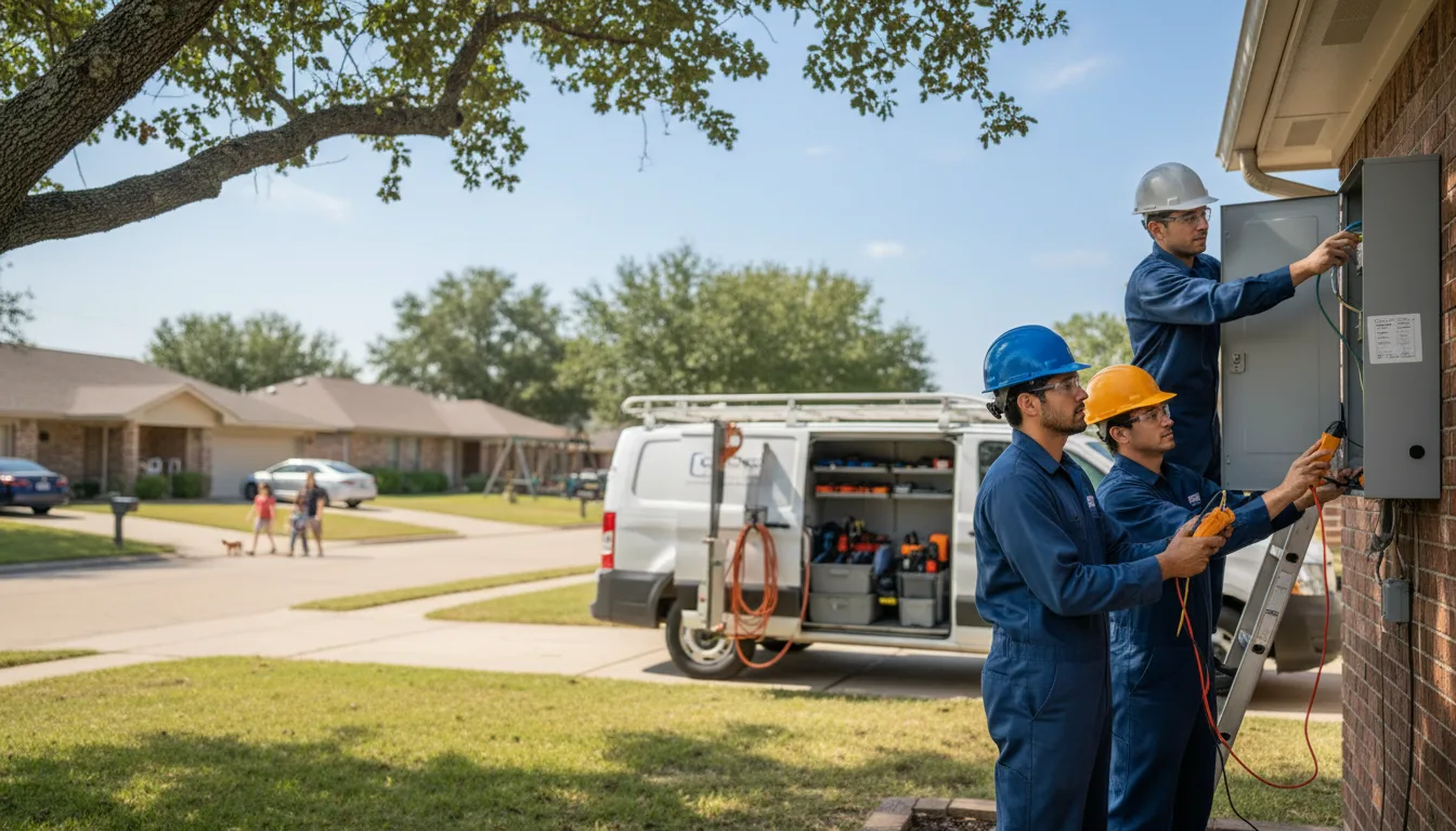 Certified electrician providing emergency electrical services in Somerville, OH